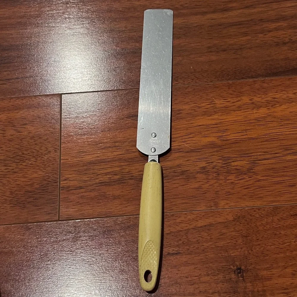 Vintage EKCO Stainless Steel Icing Spatula Straight Blade Cream Handle USA Made